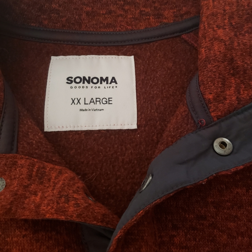 Sonoma Rust Colored Pullover Sweater - image 2